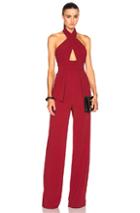 Cushnie Et Ochs Jacqueline Jumpsuit In Red