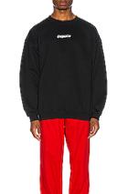 Vetements Inverted Logo Sweatshirt In Black