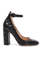 Gianvito Rossi Quilted Leather Heels In Black