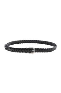 Etro Donna Braided Belt In Black