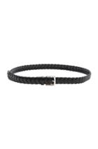Etro Donna Braided Belt In Black
