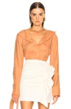 Jacquemus Button Down Blouse In Neutrals