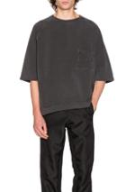 Yeezy Season 3 Crop Sleeve Raglan Shirt In Black