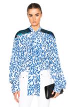 Preen By Thornton Bregazzi Corina Top In Blue,floral