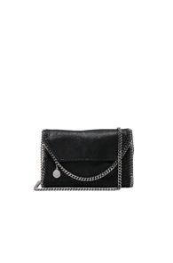 Stella Mccartney Mini Shoulder Bag In Black