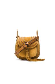Chloe Mini Suede Hudson In Yellow
