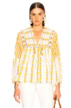 Dodo Bar Or Miguel Shirt In Abstract,plaid,yellow,white