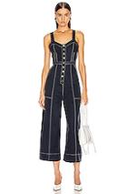 Ulla Johnson Romy Jumpsuit In Denim Dark
