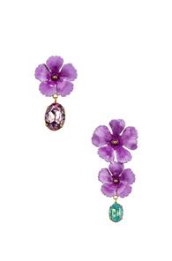 Jennifer Behr Jacinta Earrings In Purple