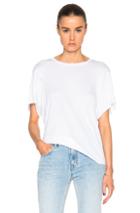 Helmut Lang Boxy Short Top In White