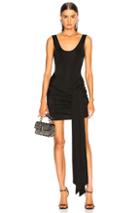 Galvan Corona Mini Dress In Black