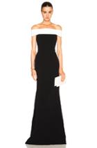 Roland Mouret Lamble Boucle Lace & Viscose Gown In Black