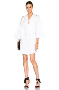 Tome Cotton Ruffled Peasant Tunic In White