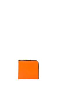 Comme Des Garcons Super Fluo Zip Wallet In Neon,orange,pink