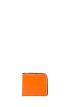 Comme Des Garcons Super Fluo Zip Wallet In Neon,orange,pink