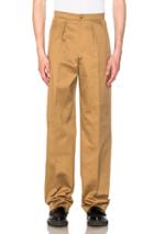 Raf Simons Relaxed Fit Trousers In Brown,neutrals