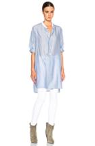 Isabel Marant Ranger Striped Shirt In Blue,stripes