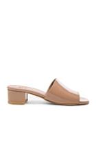Maryam Nassir Zadeh Patent Leather Sophie Slide Heels In Neutrals