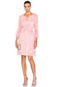 Diane Von Furstenberg Parry Dress In Pink,abstract
