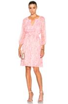 Diane Von Furstenberg Parry Dress In Pink,abstract