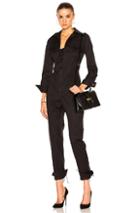 Monse Cotton Twill Jumpsuit In Black