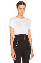 Isabel Marant Madjo Linen Tee In White