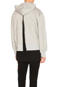 Mr. Completely Front Back Hoodie In Gray