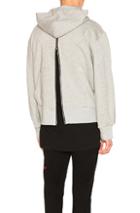 Mr. Completely Front Back Hoodie In Gray