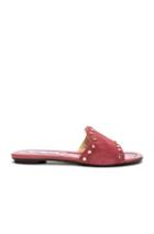 Jimmy Choo Suede Nanda Flats With Studs In Pink