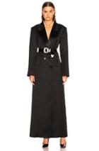 Marques ' Almeida Long Tuxedo Coat In Black