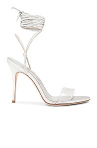 Manolo Blahnik Priscestro 105 Heel In Metallic