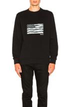 Givenchy American Flag Print Sweatshirt In Black