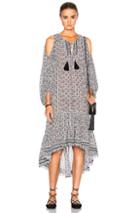 Lemlem Kafa Midi Dress In Gray,geometric Print