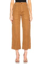 Amo Army Wide Leg In Brown