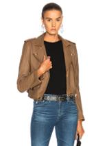 Iro Ashville Leather Jacket In Brown,neutrals