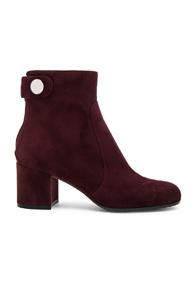 Gianvito Rossi Suede Boots In Purple