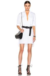 Alexandre Vauthier Cotton Shirt Dress In White