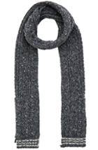 Thom Browne Cable Funmix Scarf In Gray