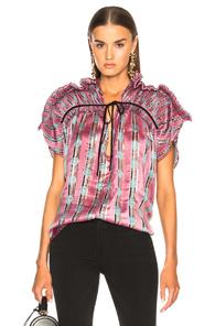 Rachel Comey Shatter Top In Pink,stripes