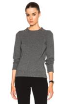 Rosetta Getty Cashmere Merino Crewneck Jumper In Gray