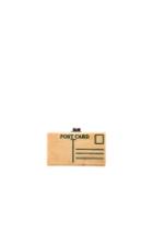 Edie Parker Jean Postal Clutch In Neutrals