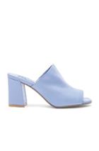 Maryam Nassir Zadeh Leather Penelope Mules In Blue