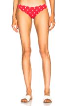 Marysia Swim Antibes Bikini Bottom In White,red,geometric Print