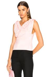 Jacquemus Ruffled Tank Top In Pink