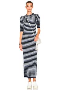 M.i.h Jeans Moonstone Dress In Blue,stripes