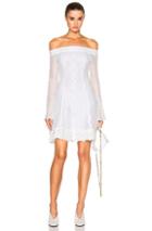 Nicholas Cornelli Lace Fit & Flare Dress In White