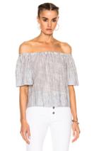 Ag Adriano Goldschmied Sylvia Top In Blue,stripes,white