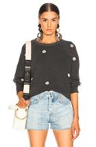 The Great College Sweatshirt In Black,floral