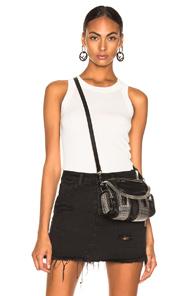 John Elliott Dawn Cashmere Rib Tank Top In White