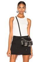 John Elliott Dawn Cashmere Rib Tank Top In White